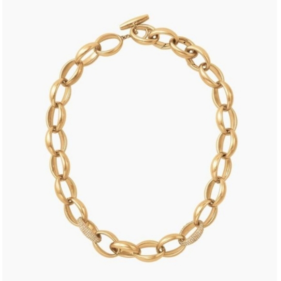 Stella & Dot Pavé Chain Link Necklace - Picture 3 of 5